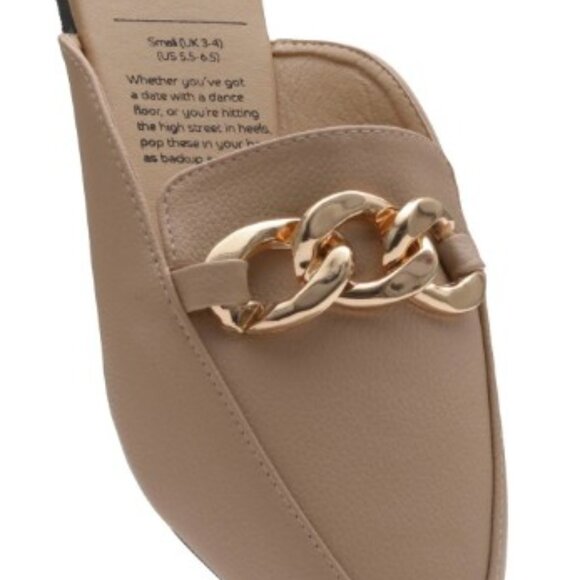 Women's Tan Flats - Picture 5 of 5